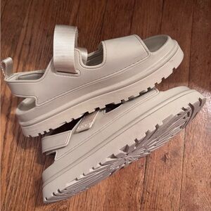 Kids Cream Sandals